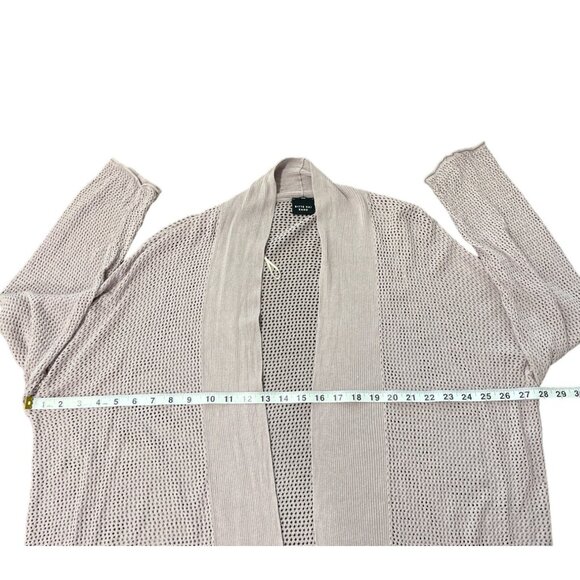 Bitte Kai Rand Open Knit Cardigan Long Women’s Size L/XL Lavender - Picture 5 of 7